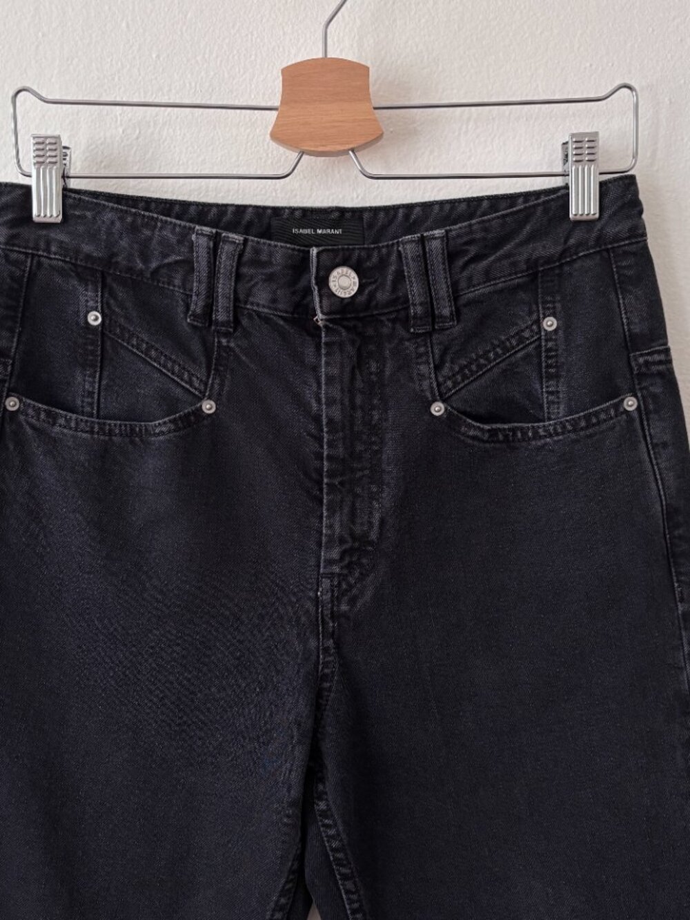 Isabel Marant Black Nominic Jeans - Picture 5 of 10